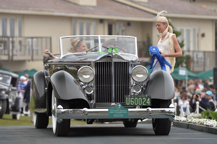  Packard 1108 Twelve Dietrich Convertible Victoria 1934 года  (фото 4 из 13)